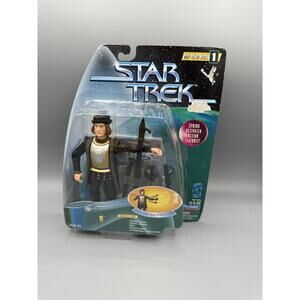 Vintage Star Trek TNG Q Action Figure Playmates Warp Factor Series 1 New On Card